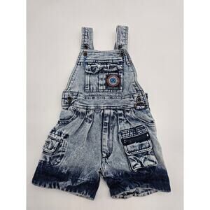 Vintage Body Gear Acid Wash Kids Size 2T Denim Overalls